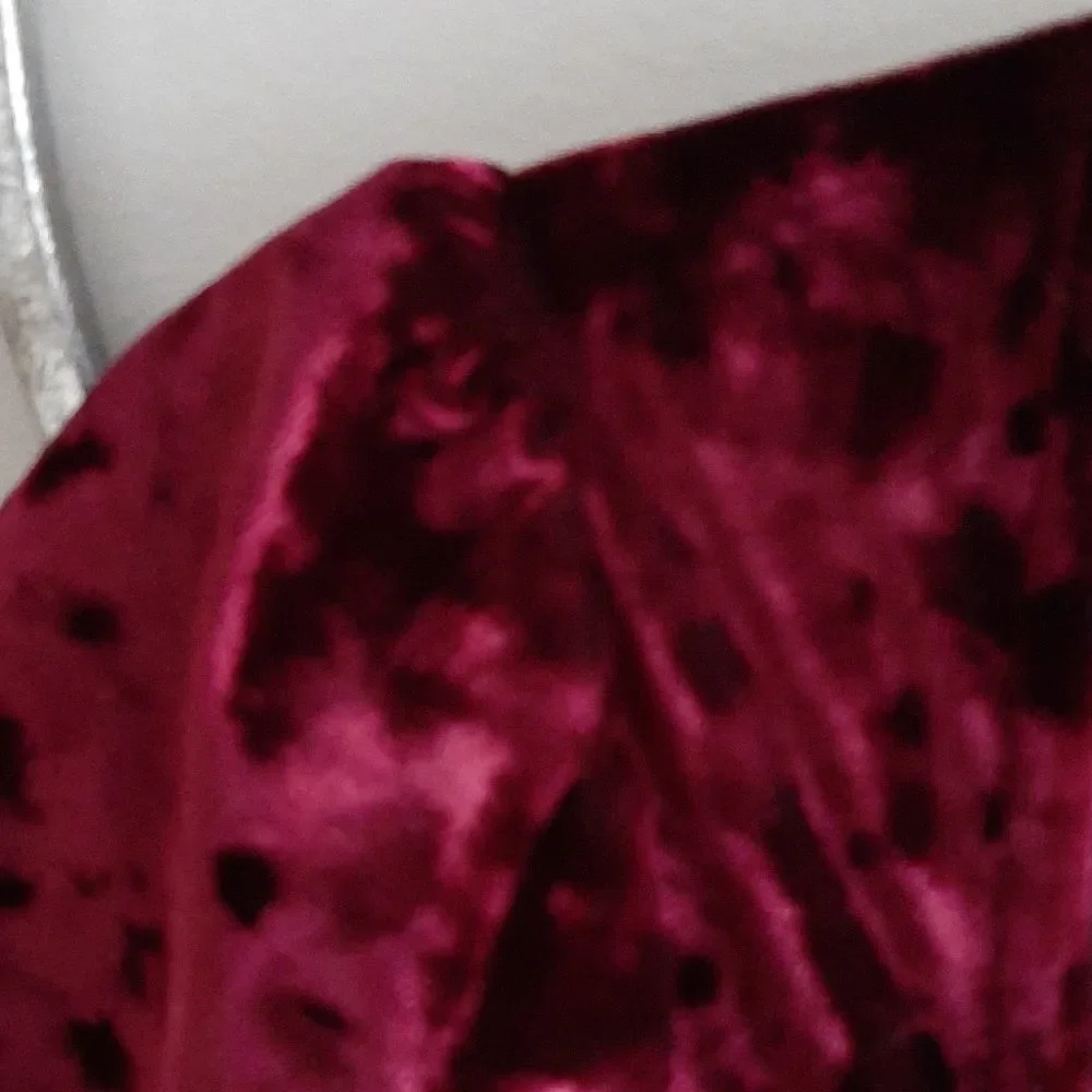 Urban Outfitters puff sleeve velvet dress